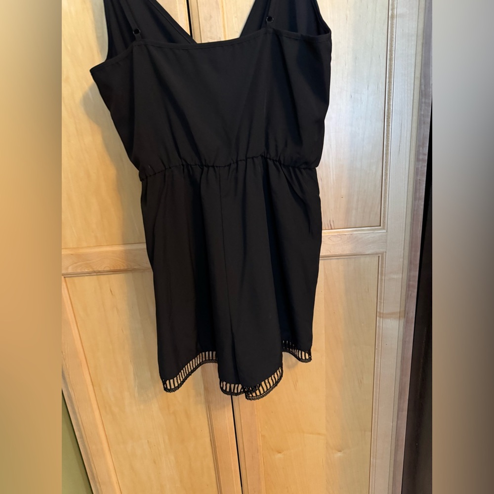 SHEIN Classic Black Romper - Picture 5 of 7